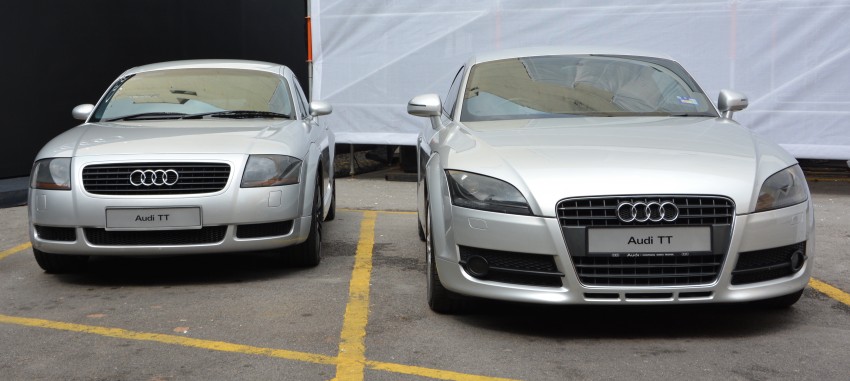 GALLERY: Audi TT coupe – Mk1 and Mk2 on display Image #336894