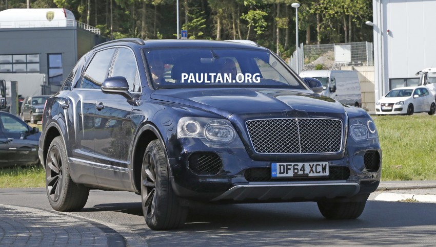 SPYSHOTS: Bentley Bentayga – light on the disguise 341297