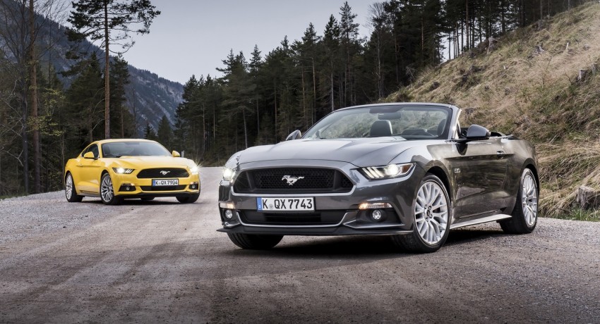 GALLERY: S550 Ford Mustang – European versions of the sixth-gen fastback and convertible break cover 336236
