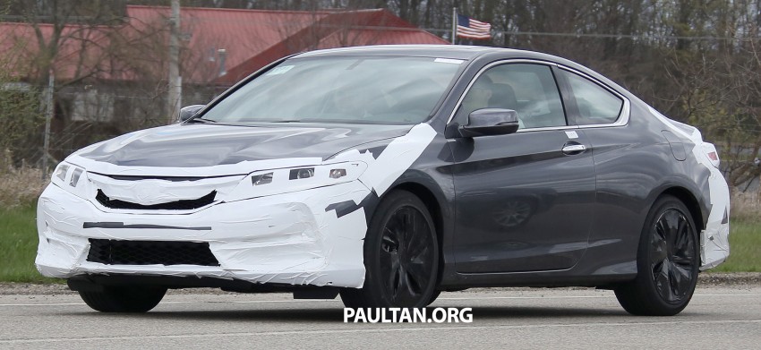 SPIED: 2016 Honda Accord Coupe wears little camo 336321