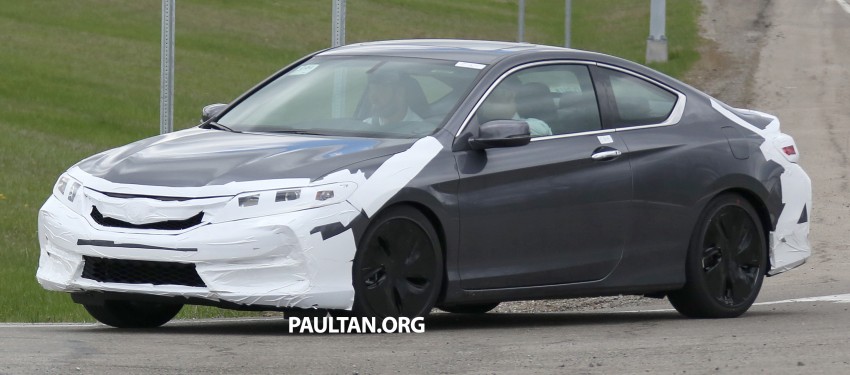 SPIED: 2016 Honda Accord Coupe wears little camo 336316