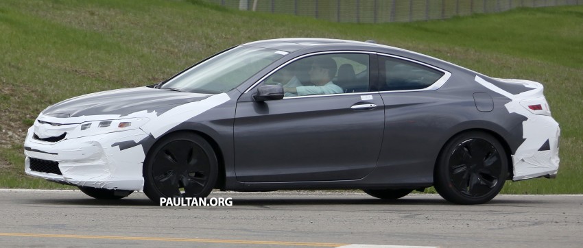 SPIED: 2016 Honda Accord Coupe wears little camo 336315