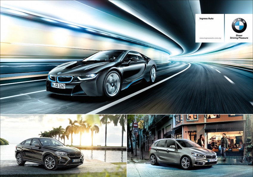AD: Get up close and personal with the BMW i8, BMW X6 and BMW 2 Series Active Tourer at Ingress Auto 338764