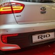 GALLERY: Kia Rio 1.4 SX facelift launched at 1 Utama