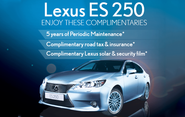 Lexus ES 250 free service