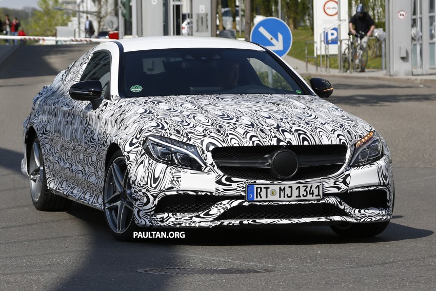SPIED: Mercedes-AMG C 63 Coupe captured again 335543