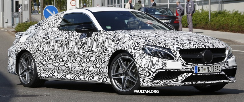 SPIED: Mercedes-AMG C 63 Coupe captured again 335544