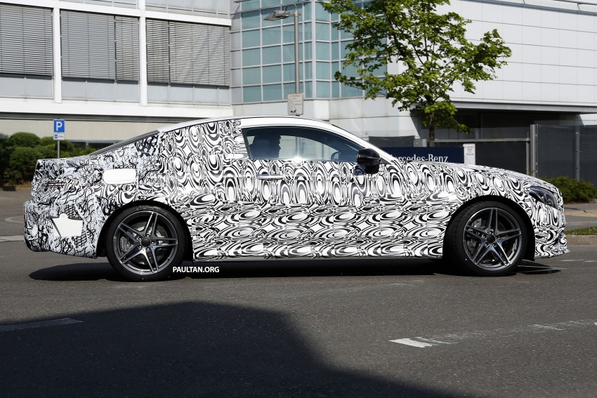 SPIED: Mercedes-AMG C 63 Coupe captured again 335546