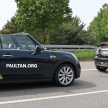 SPYSHOTS: MINI Convertible testing with top down