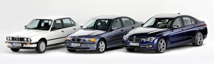 The BMW 3 Series – six generations over four decades 336754