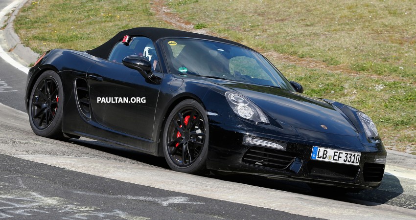 SPYSHOTS: Porsche Boxster facelift will be a mild one 343635