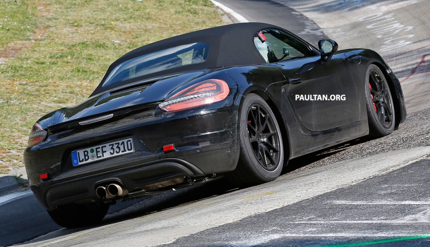 SPYSHOTS: Porsche Boxster facelift will be a mild one 343640