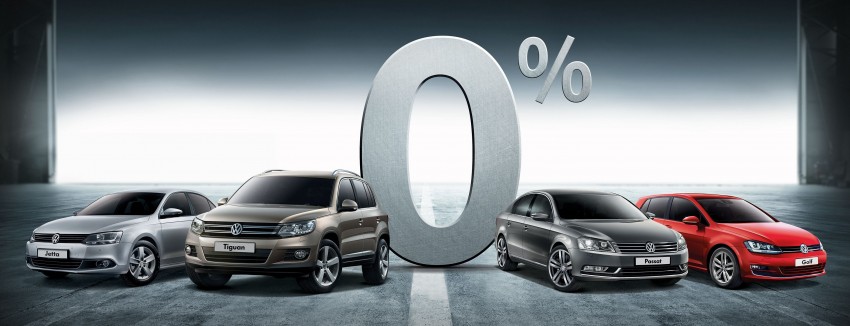 Volkswagen Goes Zero campaign – interest-free offers on Jetta, Golf 1.4, Passat, Tiguan 1.4 for 5/7-years 335805