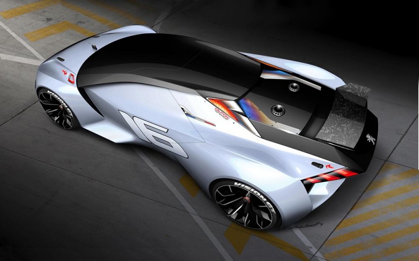 Peugeot Vision Gran Turismo – 0-100 km/h in 1.73 sec! 335879