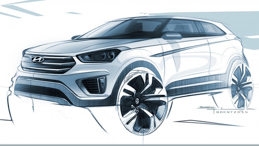 Hyundai Creta sketch revealed, looks identical to ix25 348377
