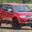 Mitsubishi Triton VGT Adventure price up by RM2k