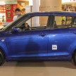 Suzuki Swift facelift officially previewed in Malaysia
