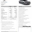 Peugeot 508 facelift final prices out – RM174k-RM202k