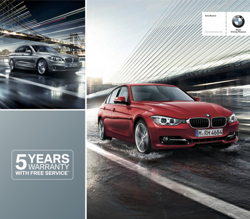 AD: Pre-raya specials at Auto Bavaria – 5-year warranty with free scheduled service* on BMW models 349856