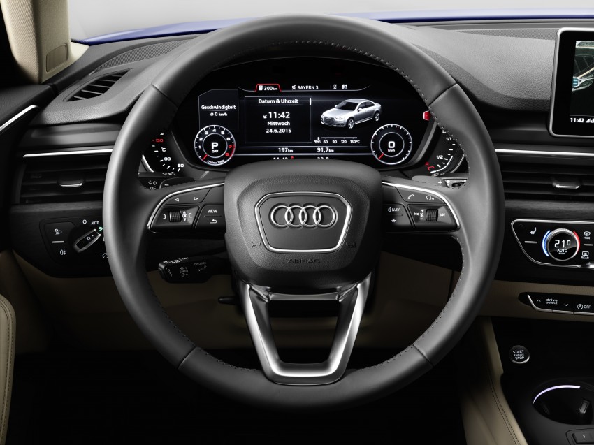 2016 B9 Audi A4 revealed – familiar looks, new tech 384118
