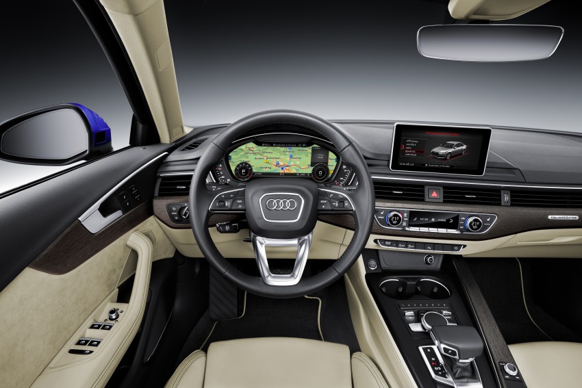 2016 B9 Audi A4 revealed – familiar looks, new tech 384015