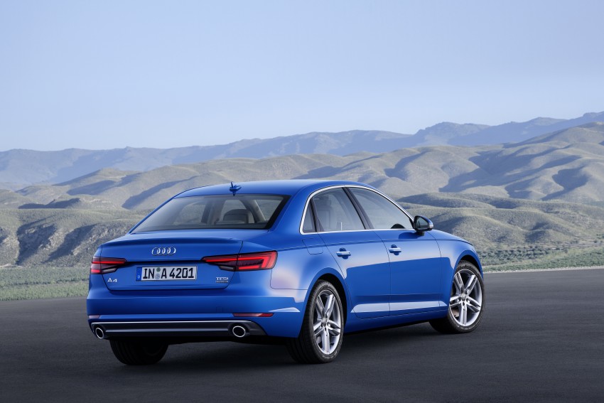 2016 B9 Audi A4 revealed – familiar looks, new tech 384078