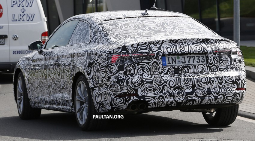SPYSHOTS: 2017 Audi A5 caught for the first time 350964