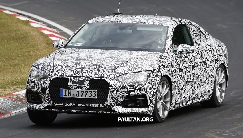 SPYSHOTS: 2017 Audi A5 caught for the first time 350961