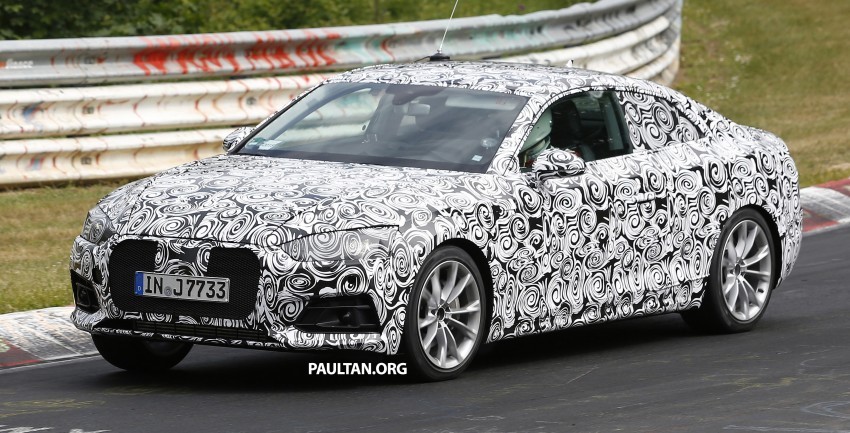 SPYSHOTS: 2017 Audi A5 caught for the first time 350957