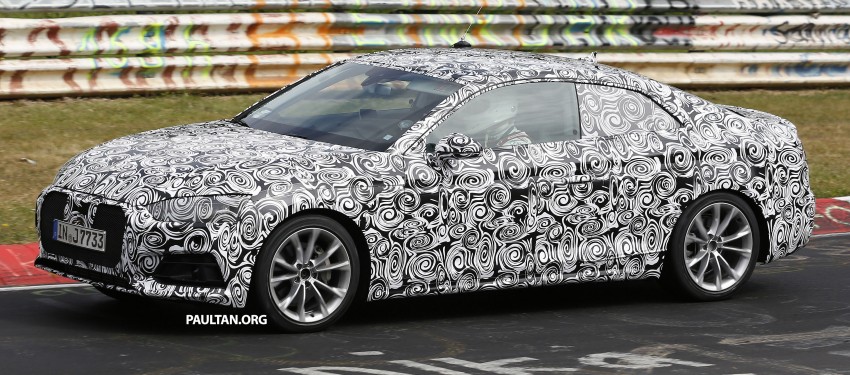 SPYSHOTS: 2017 Audi A5 caught for the first time 350956