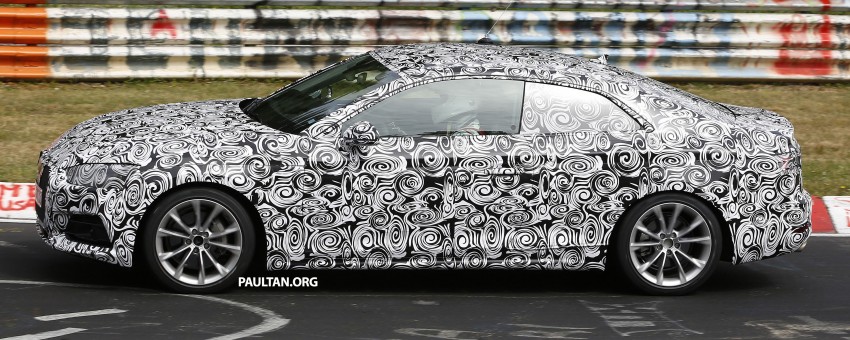SPYSHOTS: 2017 Audi A5 caught for the first time 350955