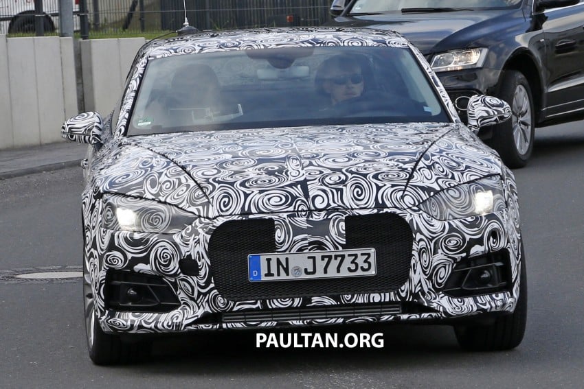 SPYSHOTS: 2017 Audi A5 caught for the first time 350633