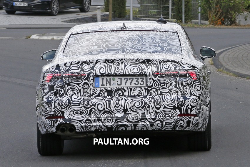 SPYSHOTS: 2017 Audi A5 caught for the first time 350654