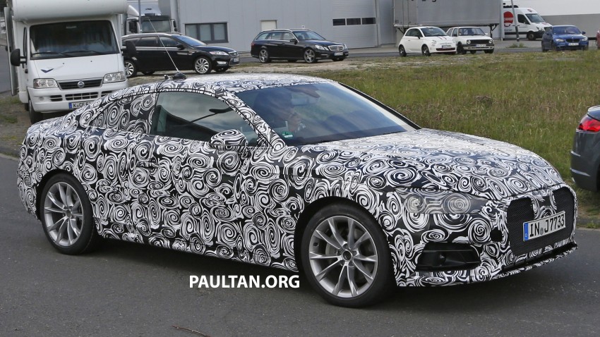 SPYSHOTS: 2017 Audi A5 caught for the first time 350635