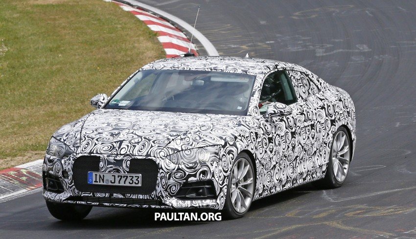 SPYSHOTS: 2017 Audi A5 caught for the first time 350976
