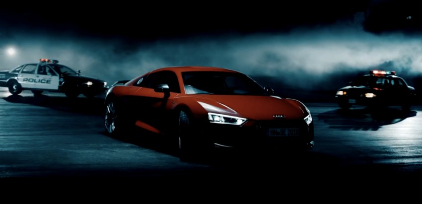 VIDEO: Audi R8 V10 plus vs Iron Man’s stunt driver 347870