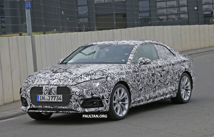 SPYSHOTS: 2017 Audi S5 shows off quad exhausts 351056