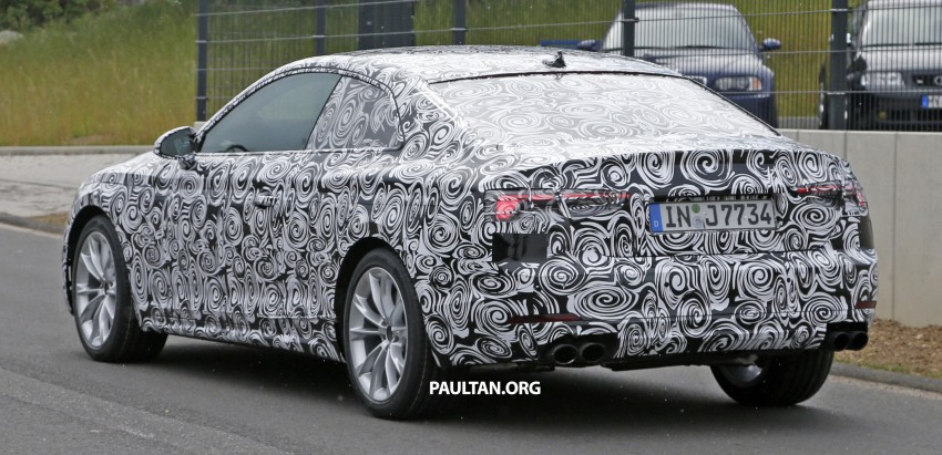 SPYSHOTS: 2017 Audi S5 shows off quad exhausts 351051