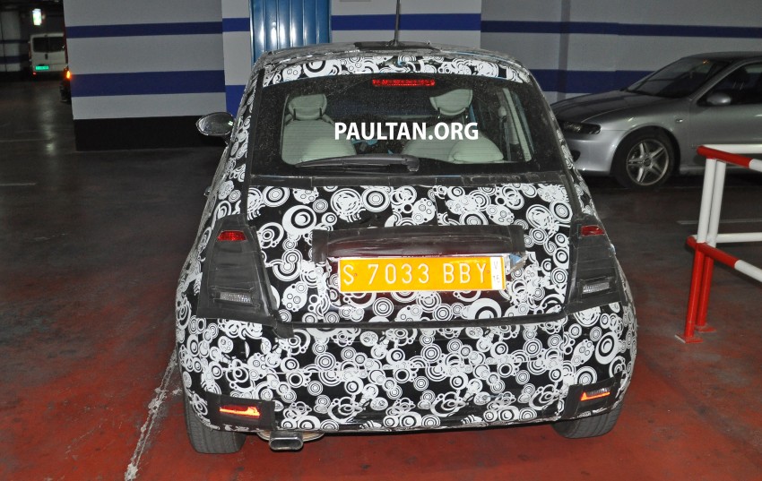 SPIED: Fiat 500 facelift – hatch and convertible sighted 345205