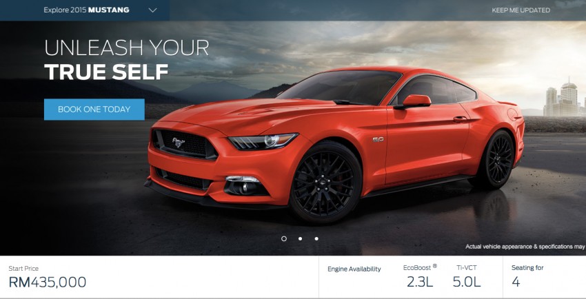 Ford Mustang now open for booking: RM435k-RM565k 354810