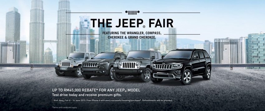 AD: Get up to RM45,000 rebate at The Jeep Fair 2015! 346980