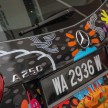 GALLERY: Mercedes-Benz A 250 art car in Bangsar