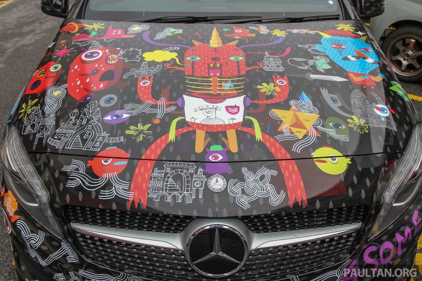 GALLERY: Mercedes-Benz A 250 art car in Bangsar 346189