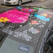 GALLERY: Mercedes-Benz A 250 art car in Bangsar