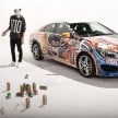 Mercedes-Benz CLA Street Style art car by rapper CRO