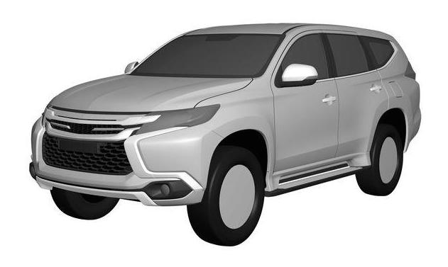 New Mitsubishi Pajero Sport revealed via patent filing Image #346259