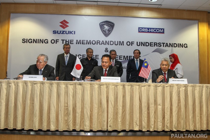 Proton signs MoU and Licence Agreement with Suzuki 350564