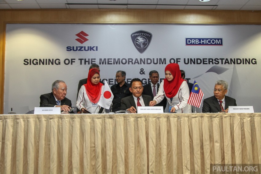 Proton signs MoU and Licence Agreement with Suzuki 350569