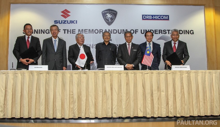 Proton signs MoU and Licence Agreement with Suzuki 350570