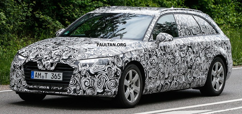 SPYSHOTS: B9 Audi A4 Avant peels back the camo 347854